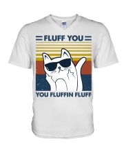 Fluff You You Fluffin Fluff V-Neck T-Shirt tile