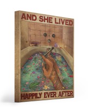 And She Lived Happily Ever After 16x20 Gallery Wrapped Canvas Prints front