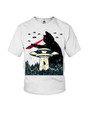 Cat Ufo Youth T-Shirt tile