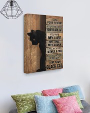 I Am Your Black Cat 16x20 Gallery Wrapped Canvas Prints aos-canvas-pgw-16x20-lifestyle-front-02