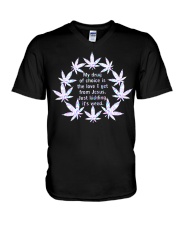 My Drug Of Choice Is The Love V-Neck T-Shirt tile