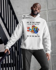 Joys To The Fishes Hooded Sweatshirt apparel-hooded-sweatshirt-lifestyle-front-10