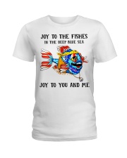 Joys To The Fishes Ladies T-Shirt tile
