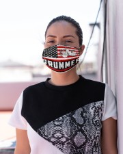 Drummer american flag face mask Cloth Face Mask - 3 Pack aos-face-mask-lifestyle-04
