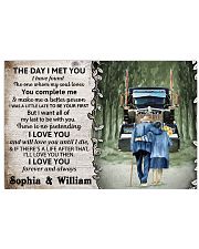 Personalized Truck The day I met you I poster 24x16 Poster front