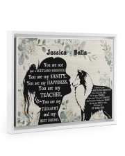 You are not just a shetland sheepdog poster Floating Framed Canvas Prints White tile
