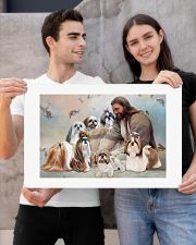 God surrounded by Shih Tzu angel Poster 24x16 Poster poster-landscape-24x16-lifestyle-21