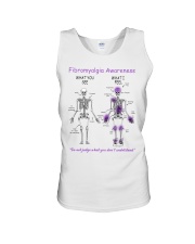 Fibromyalgia awareness what you seeShirt Unisex Tank tile