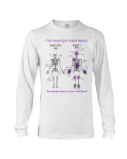 Fibromyalgia awareness what you seeShirt Long Sleeve Tee tile