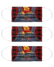 Just a girl who loves pooh face mask Cloth Face Mask - 3 Pack front
