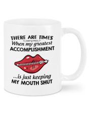 There are time when my greatest accomplishment mug Mug front