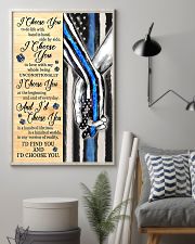 Blue Police I choose you to do life poster 11x17 Poster lifestyle-poster-1