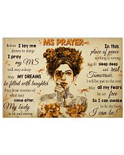 MSPayer before I lay me down to sleep poster 24x16 Poster front