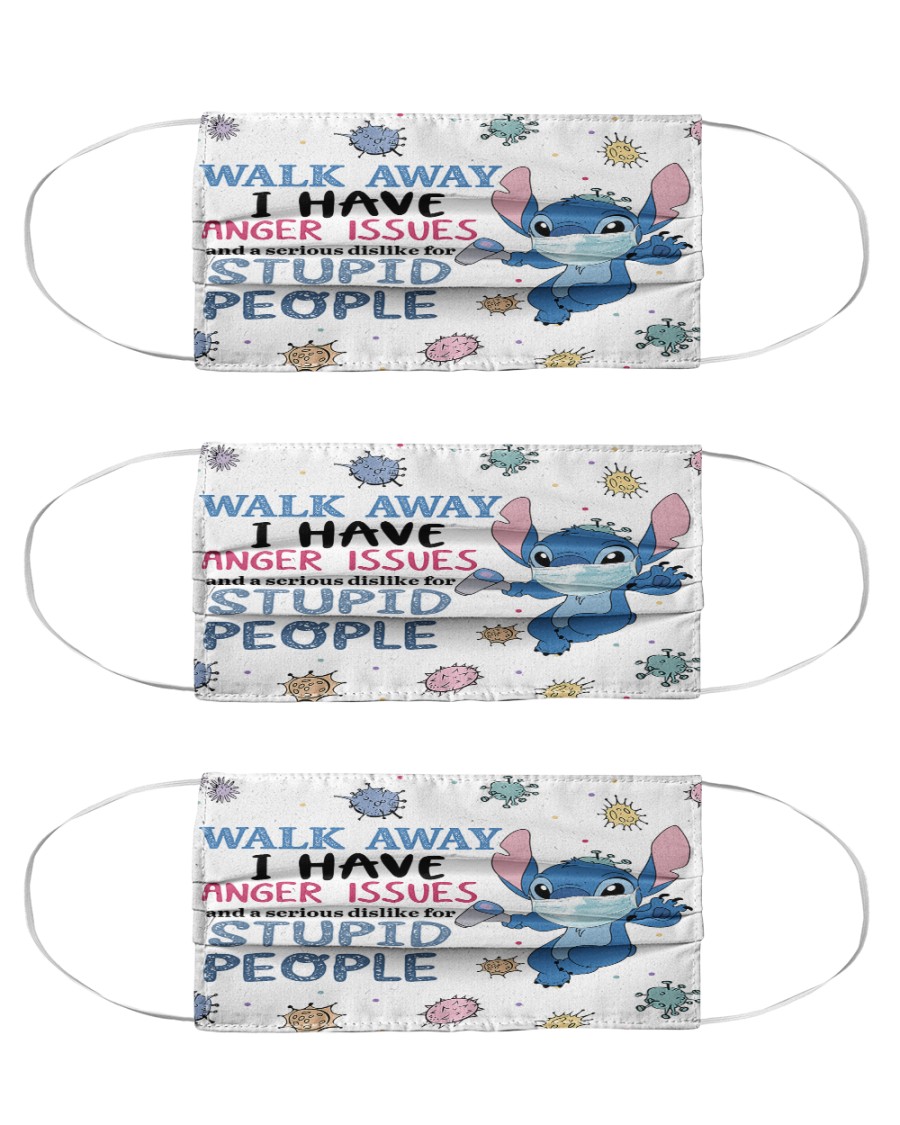 Stitch walk away I have anger issues and a serious Cloth Face Mask - 3 Pack
