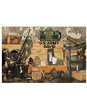 Veteran once a soldier always a soldier poster 17x11 Poster front