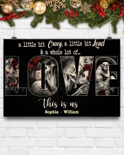 Skull sugar a little bit crazy a little bit poster 24x16 Poster aos-poster-landscape-24x16-lifestyle-29