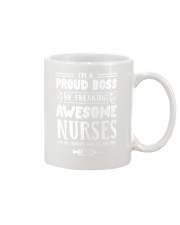 I'm a proud boss of freaking awesome nurses mug Mug tile