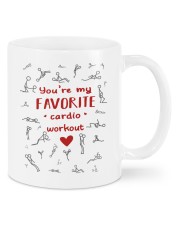 Valentine You're my favorite cardio workout mug Mug front