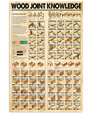 Wood joint knowledge poster 11x17 Poster front