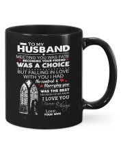 To my husband meeting you was fate mug Mug front