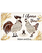 Chicken I choose you custom name poster 17x11 Poster front