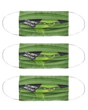 Grinch six feet people face mask Cloth Face Mask - 3 Pack front