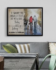 Fishing I want to hold your hand poster 14x11 Black Floating Framed Canvas Prints aos-floating-framed-canvas-pgw-14x11-black-lifestyle-front-02