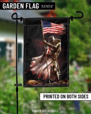 American knight flag 11.5"x17.5" Garden Flag aos-garden-flag-11-5-x-17-5-lifestyle-front-13