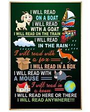 I will read on the boat with the goat poster 11x17 Poster front