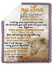 Lion To my son my little boy yesterday blanket Sherpa Fleece Blanket - 50" x 60" thumbnail