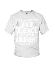 Your inability to grasp science shirt Youth T-Shirt tile