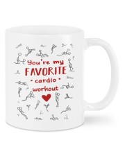 You're my favorite cardio workout Valentine mug Mug front