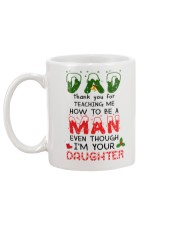 Christmas Dad thank you for teaching me mug Mug back
