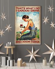 Wine That's what I do I garden I drink poster 11x17 Poster lifestyle-holiday-poster-1