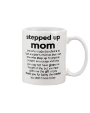 Stepped up mom defination one mug Mug front