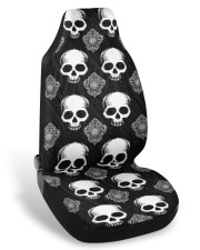 Goth skull car seat covers Car Seat Covers front