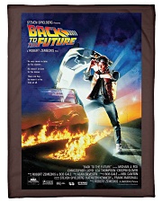 Steven spielberg Back to the future poster Fleece Blanket tile
