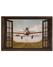Agricultural aircraft window view poster 24x16 Poster front