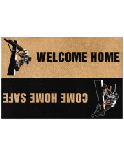 Lineman Welcome home come home safe doormat Doormat 22.5" x 15" front