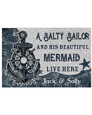 A salty sailor and his beautiful mermaid poster 24x16 Poster front