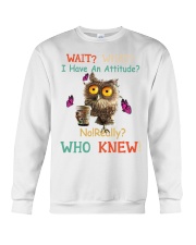 Wait What hirt Crewneck Sweatshirt tile
