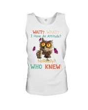 Wait What hirt Unisex Tank tile