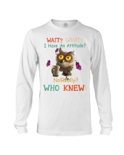 Wait What hirt Long Sleeve Tee tile