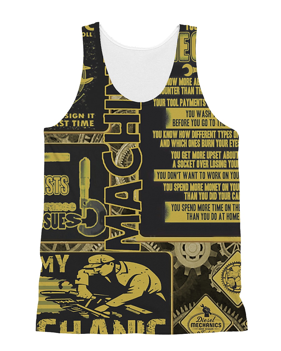 mechanic H2402 2 All-over Unisex Tank