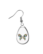 Glowing butterflies Teardrop Earrings thumbnail