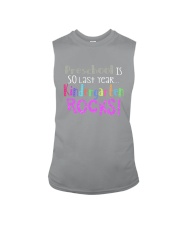PRESCHOOL IS SO LAST YEAR KINDERGARTEN ROCKS Sleeveless Tee tile