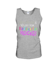 PRESCHOOL IS SO LAST YEAR KINDERGARTEN ROCKS Unisex Tank tile
