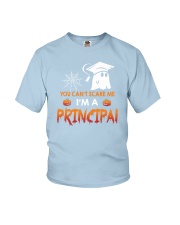 YOU CAN'T SCARE ME - principal X2 Youth T-Shirt tile