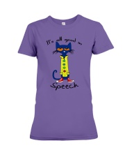 IT-IS-ALL-GOOD-IN-speech Premium Fit Ladies Tee tile