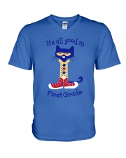 2810-IT-IS-ALL-GOOD-First Grade V-Neck T-Shirt tile